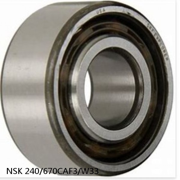 240/670CAF3/W33 NSK Double Row Double Row Bearings #1 image